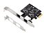Placa de rede PCIe 2 portas GigaLan (RJ45) – Full 120mm + Slim 80mm - Imagem 1