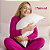 Travesseiro Antiestresse Relaxante Zen Macios Branco Premium Hipoalergênico Alto Confortável Sleep - Imagem 5
