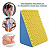 Travesseiro Triangulo Espuma Ortopedico Encosto 65x45cm Travesseiro Amarelo E Azul Cirurgia Descanso Almofada Triangular - Best Pillow - Imagem 2