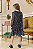 Vestido Infantil Tule Manga Longa Floral Preto Kukiê - Imagem 2