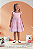 Vestido Infantil Xadrez Rosa Mon Sucre Babados - Imagem 1