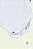Kit 3 Bodies Bebê Manga Curta Hering Branco - Imagem 3