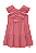 Vestido Infantil Linho Maquinetado Rosa Kukie - Imagem 3
