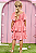 Vestido Infantil Twill Raion Rosa Rose Infanti - Imagem 2