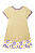 Vestido Infantil Ursinha Fly Amarelo Kukie Manga Curta - Imagem 4