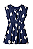 Vestido Infantil Azul Marinho Estampado Corações Hering - Imagem 2