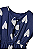 Vestido Infantil Azul Marinho Estampado Corações Hering - Imagem 3