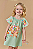 Vestido Infantil Verde Estampado Esquilo Kukie - Imagem 1