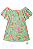 Vestido Infantil Verde Estampado Esquilo Kukie - Imagem 3