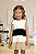 Vestido Feminino Off White Com Babados Milon - Imagem 1