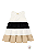 Vestido Feminino Off White Com Babados Milon - Imagem 2