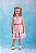 Vestido Infantil Estampado Rosa Mon Sucre - Imagem 1