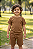 Conjunto Menino Marrom Carinhoso Camiseta e Bermuda - Imagem 1