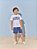 Conjunto Menino Divertto Camiseta e Bermuda Azul Marinho - Imagem 1