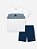 Conjunto Menino Divertto Camiseta e Bermuda Azul Marinho - Imagem 3