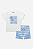 Conjunto Menino Divertto Camiseta e Bermuda Azul Claro - Imagem 2