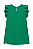 Vestido Verde Linho Raposa Natal Infanti - Imagem 3