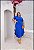 vestido longo liso  azul royal 56 - Imagem 1