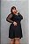 vestido manga tule 56 preto - Imagem 4