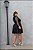 vestido manga tule 60 preto - Imagem 2