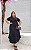 vestido longo liso  preto 60 - Imagem 1
