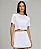 T-Shirt Cropped Mesh Branco Alto Giro - Imagem 2