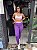 Legging Cos Bicolor Detalhe Estampa - Imagem 1