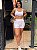 Short Sobreposto Eterno Branco Alto Giro - Imagem 1