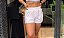 Short Sobreposto Eterno Branco Alto Giro - Imagem 2