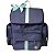 Kit Bolsa Maternidade e Mochila Azul/Verde Luxo 3 Bolsas Laço - Imagem 3