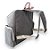 Kit 3 Bolsas Bebe Maternidade Laço Cinza/Rosa Mochila Luxo Alça - Imagem 5