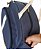 Kit Bolsa Maternidade e Mochila Azul/Creme Luxo 3 Bolsas Laço - Imagem 4