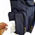Kit Bolsa Maternidade e Mochila Azul/Creme Luxo 3 Bolsas Laço - Imagem 6