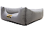 Cama Quadrada para Cachorro ou Gatos Super Luxo Luppet Cinza Tamanho:M - Imagem 9