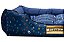 Cama Retangular para Cachorro ou Gato Luppet Azul Patinhas Tamanho:M - Imagem 6