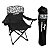 Cadeira Para Pescador Grande Dobrável Com Braço Hba-23mh - Albatroz Fishing Resiste Até 120kg - Imagem 1