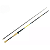 Vara de Pesca para Carretilha Topaz Amarela 1,50m 6-12lb 2 Partes - Albatroz Fishing - Imagem 3
