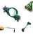 Kit 10 Chicotes Pesca Cabo Aço Com Snap Encastoado Girador 25cm - Imagem 3