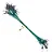 Kit 10 Chicotes Pesca Cabo Aço Com Snap Encastoado Girador 25cm - Imagem 2