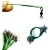 Kit 10 Chicotes Pesca Cabo Aço Com Snap Encastoado Girador 25cm - Imagem 1