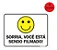 Kit 5 Placas De Sinalização Sorria Você Está Sendo Filmado - Imagem 1