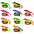 Kit 5 Isca Artificial Melhores Brava Rap Popper Whopper Frog Sortidas - Imagem 3