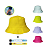 Chapéu Infantil Menina Menino Bebê Praia Bucket Pulseira Uv - Imagem 3