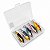 Kit 5 Isca Artificial Whopper Popper Plopper Com Helice Cores Sortidas 9cm - Imagem 3