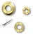 Kit Espaçador Hélice Motor De Popa Johnson E Evinrude 15 Hp - Imagem 2