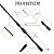 Vara Para Molinete Phantom Carbono Toray 40t 1,83m 6-12lbs 2 Partes - Tacom - Imagem 2