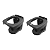 Kit 2 Porta Copos Dobrável Universal Preto Para Barco Carro Caminhão Ônibus Motorhome HR Náutica - Imagem 1