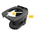 Kit 4 Porta Copos Dobrável Universal Preto Para Barco Carro Caminhão Ônibus Motorhome HR Náutica - Imagem 2
