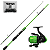 Kit Pesca Completo Vara 1,50m Molinete 200 Anzol Linha - Imagem 3