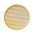Prato Listras Amarelo - Imagem 1